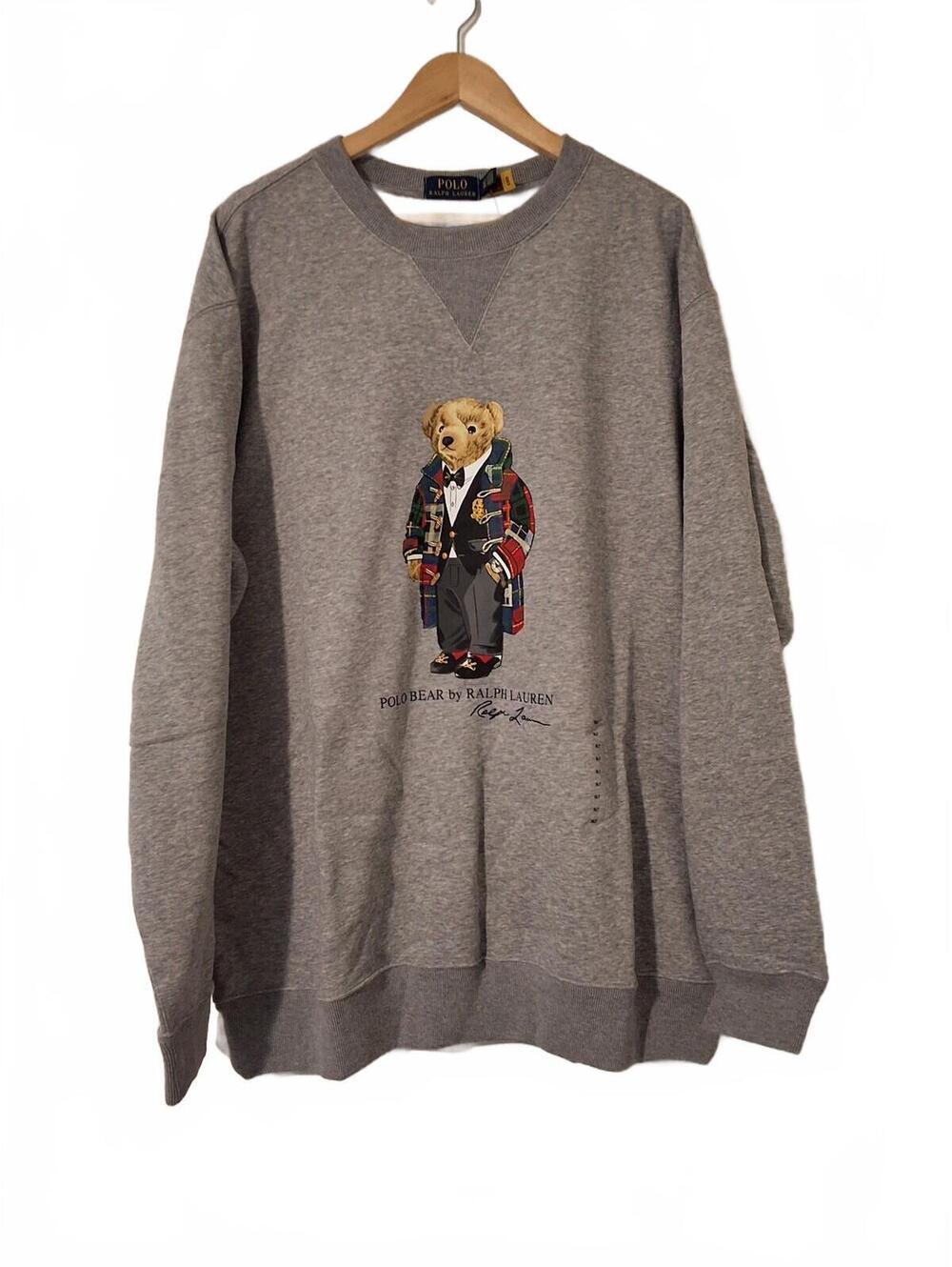Polo Ralph Lauren Polo Bear Graphic Grey Sweatshirt New With Tags XL
